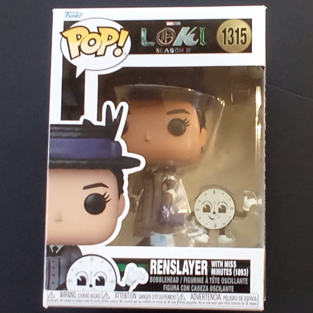 FUNKO POP # 1315  RENSLAVER with MISS MINUTES ( 1893) MARVEL (LOKI SEASON 2)